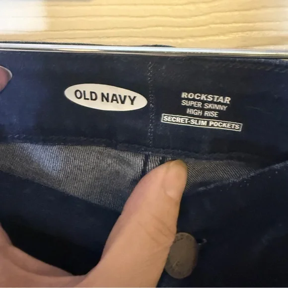 Old Navy Rockstar Super Skinny High Rise Jeans Womens Size 18 - Picture 10 of 15